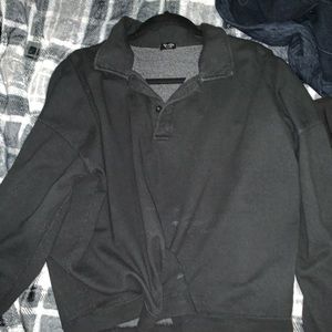 brandy Melville collared sweatshirt